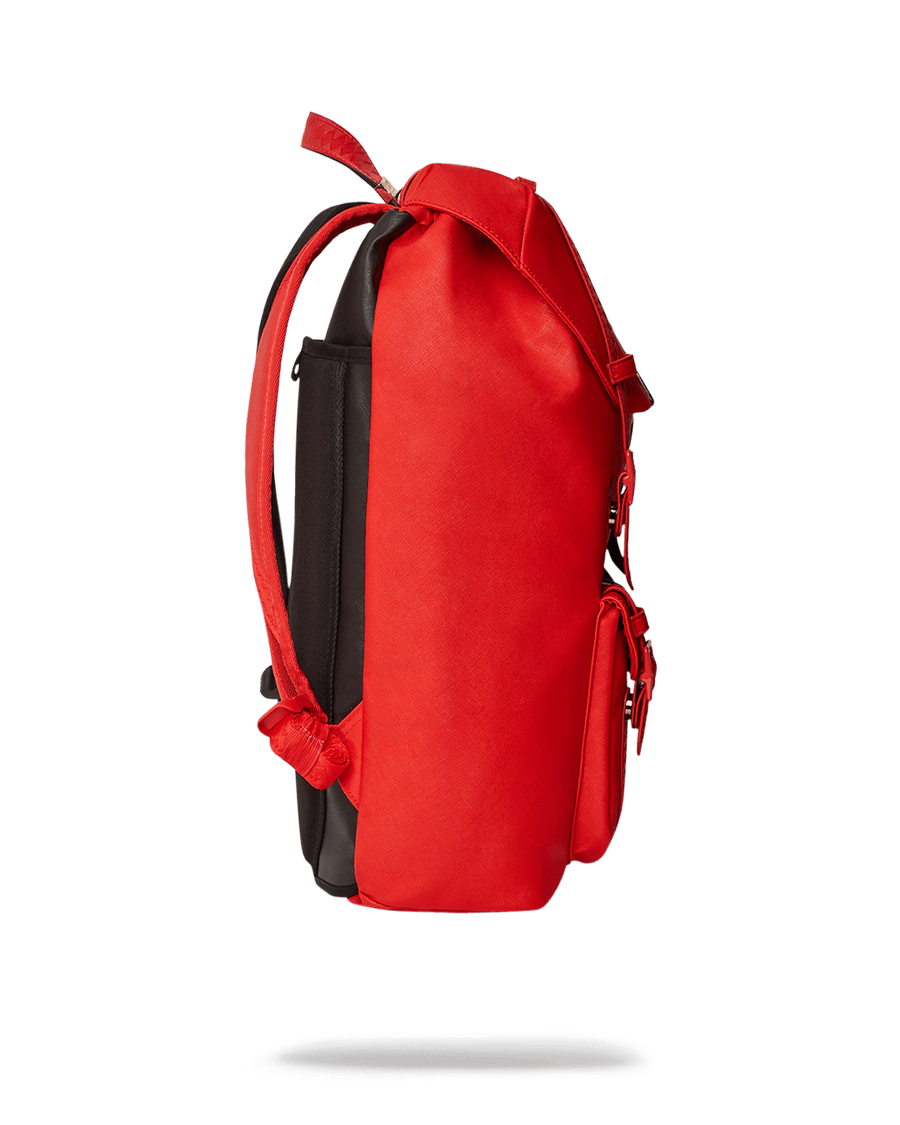 Sprayground Backpack VERTICAL SHARK CUT & SEW HILLS BACKPACK Red