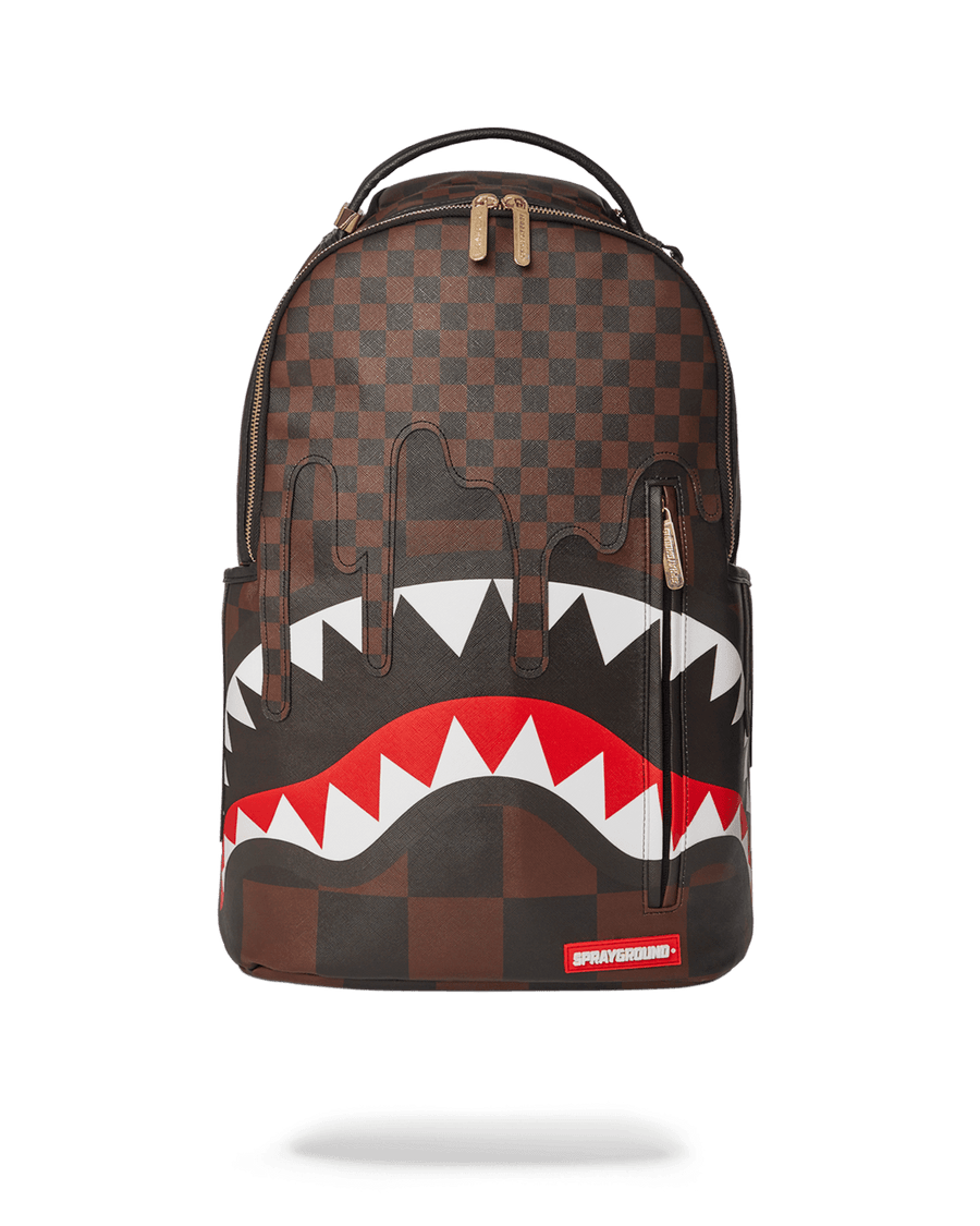 Backpack Sprayground SHARKS IN PARIS XTC DLX BACKPACK Brown