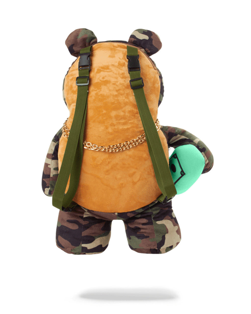 Sprayground Backpack Teddy Money Bear Green